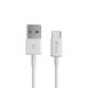 USB / USB-C Kabel Smart, 2.1A, 2m, Weiß, Devia