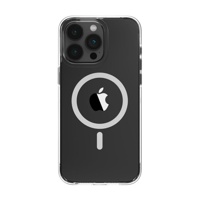 Hülle Elemental mit MagSafe für iPhone 15, Transparent, Devia