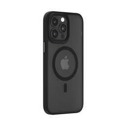 Hülle Pino mit MagSafe für iPhone 15, Schwarz, Devia