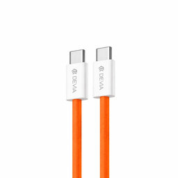 USB-C / USB-C Kabel Smart, PD 60W, 1m, Orange, Devia