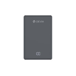 MagSafe Powerbank Extreme Speed Mini mit Display, PD 20W, 10000mAh, Space Grey, Devia