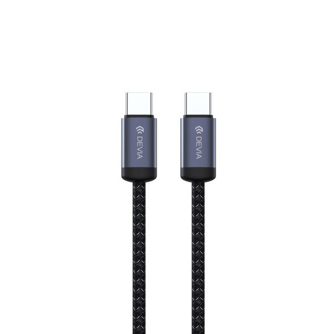 USB-C / USB-C Kabel Gracious, PD 60W, 2m, Schwarz, Devia
