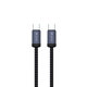USB-C / USB-C Kabel Gracious, PD 60W, 2m, Schwarz, Devia