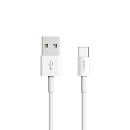 USB / USB-C Kabel Smart, 2.1A, 1m, Weiß, Devia
