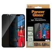 Schutzglas UWF Privacy für iPhone 17e/16e/14/13/13 Pro, Schwarz, PanzerGlass