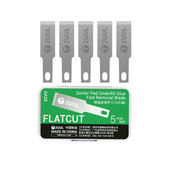 Klingen zum Entfernen von Underfill-Kleber, Flachschnitt, 2UUL DA28, 5 Stk./Packung