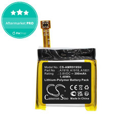 Akku batterie für Amazfit T-Rex, 390mAh, Li-Pol, 3.8V, A1919, HQ