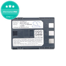 Akku batterie für Canon EOS 350D, 400D, PowerShot S30, S60, S80, 600mAh, Li-Ion, 7.4V, NB-2LH, HQ