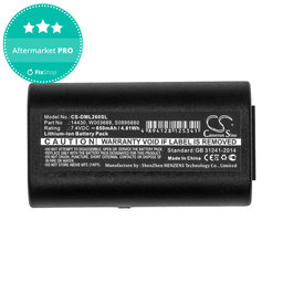 Akku batterie für Dymo 260, 280, 650, 650mAh, Li-Ion, 7.4V, 14430, HQ