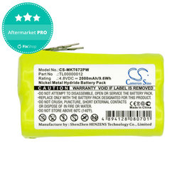 Akku batterie für Makita 6722D, 6723DW, 2000mAh, Ni-MH, 4.8V, TL00000012, HQ