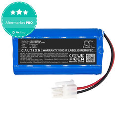 Akku batterie für Ecovacs Deebot M82, Tesla RoboStar T50, T60, T80 Pro, 2600mAh, Li-Ion, 14.8V, BL7402A, HQ