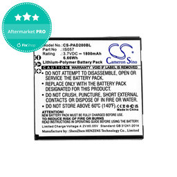 Batterie für Pax myPOS D200, D200T, IS275, D200, 1800mAh, Li-Pol, 3.7V, IS057, HQ