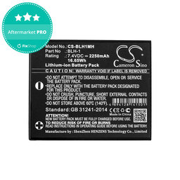 Akku batterie für Olympus E-M1, 2250mAh, Li-Ion, 7.4V, BLH-1, HQ