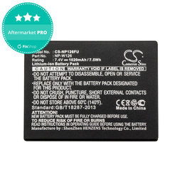 Akku batterie für Fujifilm FinePix, 1020mAh, Li-Ion, 7.4V, NP-W126, NP-W126S, HQ