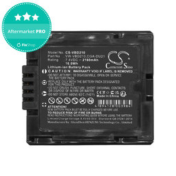 Batterie für Panasonic NV, PV, VDR, Hitachi DZ, 2160mAh, Li-Ion, 7.4V, BZ-BP14S, HQ