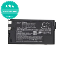 Batterie für Canon E06, Canon E07, 2100mAh, Ni-MH, 6V, BP-711, HQ