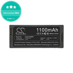 Akku batterie für DJI Tello, 1100mAh, Li-Pol, 3.8V, T01, HQ