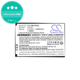 Batterie für Xiaomi F490 4g, 2000mAh, Li-Pol, 3.8V, DC027, HQ