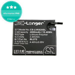 Akku batterie für Lenovo K6 Power, 4000mAh, Li-Pol, 3.85V, BL272, HQ