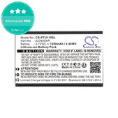 Batterie für Panasonic Kx-Tf200, Kx-Tu110, 1200mAh, Li-Ion, 3.7V, 523450AR, HQ