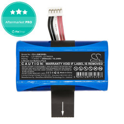 Batterie für Ingenico Apos A8, 2600mAh, Li-Ion, 7.4V, LD18650D, HQ