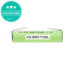 Akku batterie für Philips Norelco QC5055, Braun FreeControl 1715, 700mAh, Ni-MH, 1.2V, 4HGAE-LFU, HQ