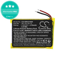 Akku batterie für Garmin Venu 2, 210mAh, Li-Pol, 3.85V, 361-00139-10, HQ