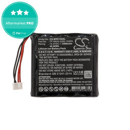Batterie für Marshall Kilburn, 3400mAh, Li-Ion, 14.4V, TF18650-2200-1S4PA, HQ