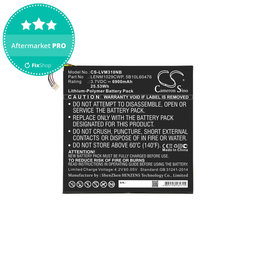 Batterie für Lenovo Miix 300, Miix 310, 6900mAh, Li-Pol, 3.7V, LENM1029CWP, HQ