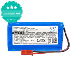 Akku batterie für Electropan ilife V5, V5s, 2600mAh, Li-Ion, 11.1V, ICP 186500-22F-M-3S1P-S, HQ
