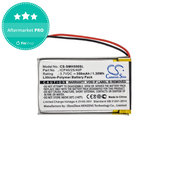 Batterie für Sena SMH-5, 350mAh, Li-Pol, 3.7V, ICP40/25/40P, HQ