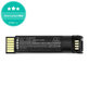 Batterie für Zebra CR2278, DS22, 2600mAh, Li-Ion, 3.7V, BT-000317-01, HQ