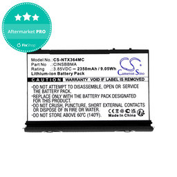 Batterie für Insta360 One X4, 2350mAh, Li-Ion, 3.85V, CINSBBMA, HQ