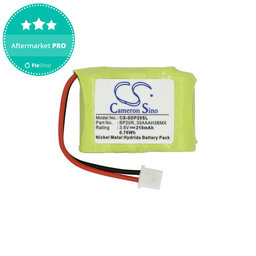 Akku batterie für Dogtra Receiver, Collar, 210mAh, Ni-MH, 3.6V, BP20R, HQ