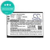 Akku batterie für Alcatel OneTouch 1013, 1035D, 1046D, 400mAh, Li-Ion, 3.7V, TLi004FA, HQ