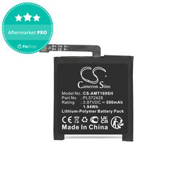 Akku batterie für Amazfit T-Rex 2, A2169, A2170, 500mAh, Li-Pol, 3.87V, PL572428, HQ