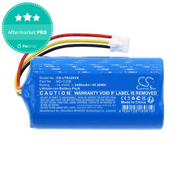 Akku batterie für Blaupunkt BlueBot XSMART, 3400mAh, Li-Ion, 14.4V, BPK-VCBB1XB, Xboost, D071-INR-CH-4S1P, HQ