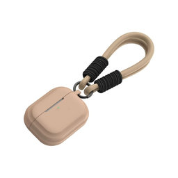 Silikonhülle für AirPods 1 und 2, Sand Beige
