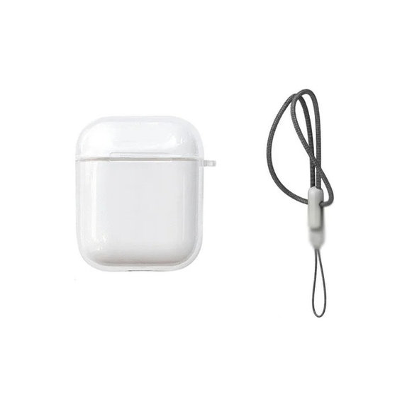 Silikonhülle für AirPods 1 und 2, Transparent