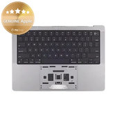 Oberer Tastaturrahmen für MacBook Pro 14", A2918 (2023), mit US-Tastatur und Akku, Space Gray, 661-35708, Genuine Apple