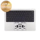 Oberer Tastaturrahmen für MacBook Pro 14", A2918 (2023), mit US-Tastatur und Akku, Silver, 661-35709, Genuine Apple