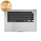 Oberer Tastaturrahmen für MacBook Air 15", A3114 (2024), mit US-Tastatur und Akku, Space Gray, 661-40266, Genuine Apple