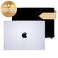 LCD-Display für MacBook Pro 14", A3112, A3185 (2024), mit Frontglas und Deckel, Nano-Texture, Silver, 661-41793, Genuine Apple