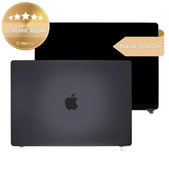 LCD-Display für MacBook Pro 16" A3403 (2024), mit Frontglas und Deckel, Nano-Texture, Space Black, 661-42326, Genuine Apple
