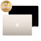 LCD-Display für MacBook Air 13", A3240 (2025), mit Frontglas und Deckel, Starlight, 661-50104, Genuine Apple