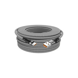 USB-C / USB-C Kabel, 6A, 2m, Grau