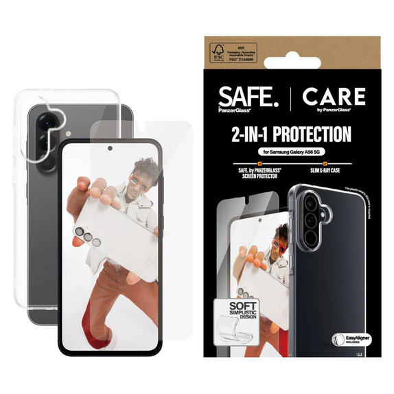 Bundle 2-in-1 mit Applikator für Samsung Galaxy A56 5G, PanzerGlass