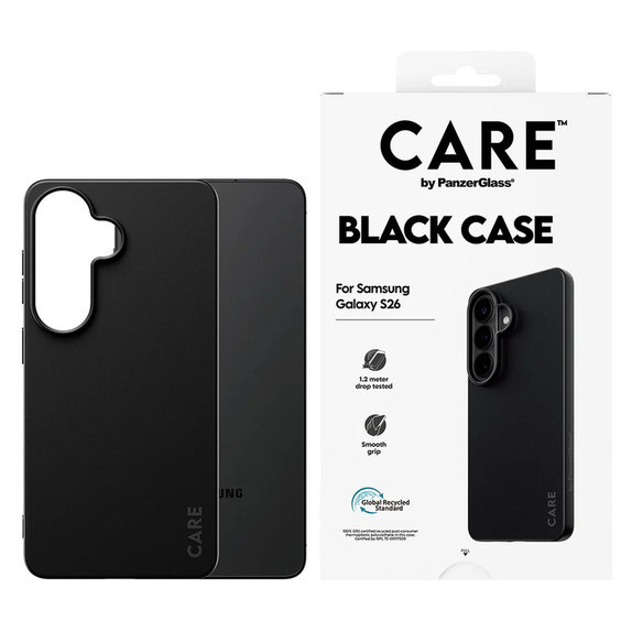 Hülle TPU für Samsung Galaxy S26, Schwarz, PanzerGlass