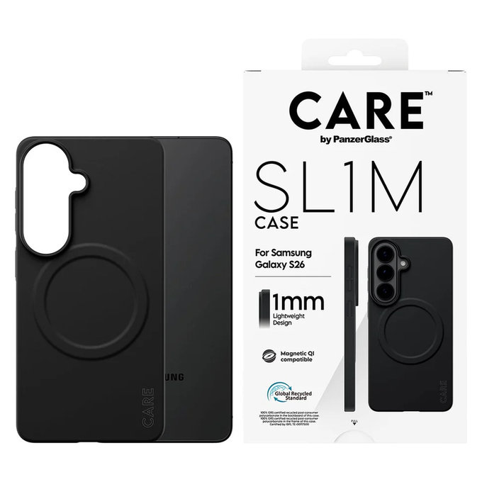 Hülle SL1M für Samsung Galaxy S26, Schwarz, PanzerGlass