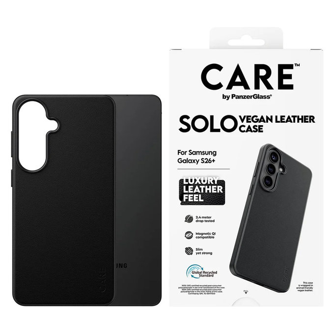 Hülle Solo für Samsung Galaxy S26+, Schwarz, PanzerGlass